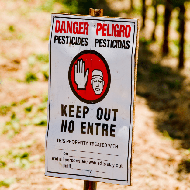 gevaar van pesticiden voor kinderen en huisdieren